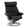 Fauteuil cuir noir