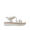 White platform sandals