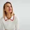 Pull col chemise femme