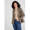 Marron Pied-De-Poule Beige