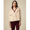 Veste imperméable femme beige