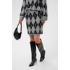 Noir Gris Blanc Black/Gm/White Argyle