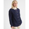 Gilet long femme grosse maille