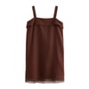 Bordure En Dentelle Marron Chocolat