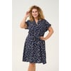 Bleu Midnight Marine Lace Print