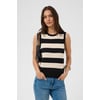 Noir/Blanc Rayures Blank/Turtledove Bold Stripe