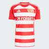 Vivid Red / White