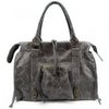 Sac à main cuir gris