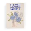 Imprimé Marché Aux Fleurs Bleues