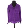 Chemisier soie violet femme