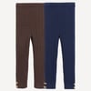 Marron + Bleu Marine