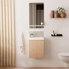 Miroir salle de bain chêne