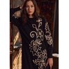Robe blanche bohème mi longue