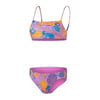 Violet / Jaune Floral
