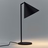 Lampe sur pied noir industriel