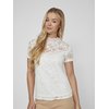 Blusa blanca mujer manga corta