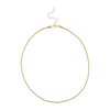 Collier acier inoxydable doré