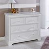 Commode pin massif blanc
