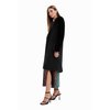 Manteau mouton noir femme