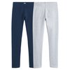 Bleu Marine + Gris Chiné