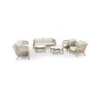 Structure Bois Clair, Corde Beige, Coussin Écru