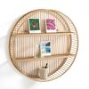 Wandregal rattan