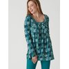 Top bleu canard femme