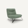 Groene fauteuil stoel