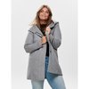 Manteau grand col capuche