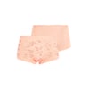 Feuillage Cuivré + Rose Pêche
