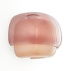 Applique murale verre rose