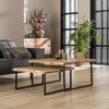 Grande table carrée bois