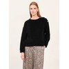 Pull noir femme bijoux