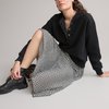 Estampado geométrico preto/branco