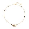 Collier ras de cou noir