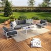 Salon de jardin 5 places aluminium