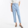 Pantalon cigarette femme fermeture côté