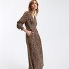 V neck midi dress