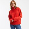 Pull cachemire orange femme