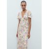 Robe longue lin beige