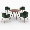 Marron Et Vert Foncé