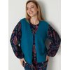Cardigan bleu canard femme