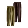 Brun Chocolat/Vert Kaki