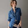 6.25 Oz  Bleu Shirting Denim
