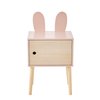 Table de chevet enfant rose