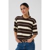 Coffee Bean/Turtledove Stripe