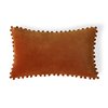 Housse de coussin 30x50 terracotta