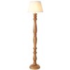 Lampadaire abat jour bois
