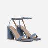 Navy heeled shoes