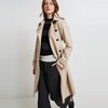 Trench imperméable femme noir